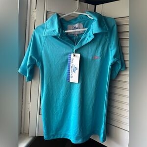 Kids Aqua Polo Shirt